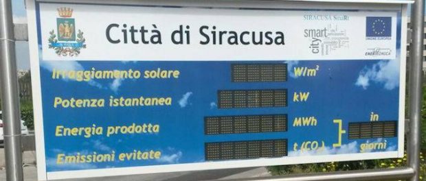 Tribunale di Siracusa, si accende il fotovoltaico del parcheggio