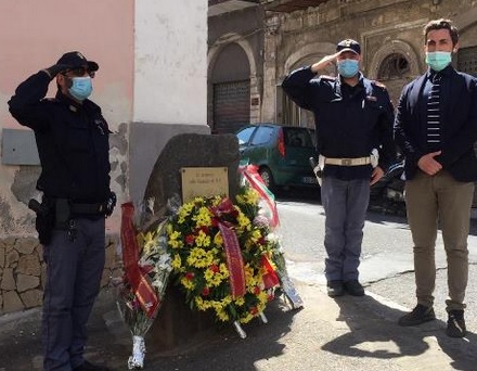 Lentini, commemorazione dell'uccisione delle guardie Rao e Reina